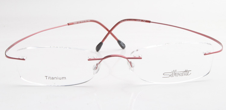 - Silhouette Titanium Rimless Optical Glasses Frame No Screw Prescription Eyeglasses With Bax Free Shipping Good quality