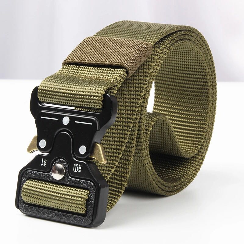 bekeleBOLO Tactical belt high quality Nylon men's training belt metal multifunctional buckle outdoor sports hook new, Black
bekeleBOLO Tactical belt high quality Nylon men's training belt metal multifunctional buckle outdoor sports hook new, Black