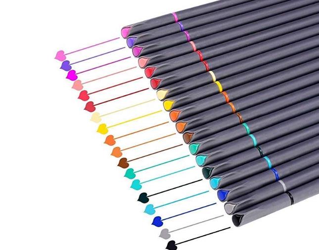 Planner Pens Fineliner Colored Drawing Markers Journaling Writing Take Note Calendar Agenda Sketching Art Office Supplies Multi Function
