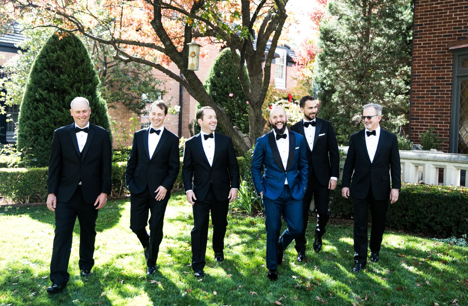 Blue Mens Suits Slim Fit Tuxedo wedding piece coat pant designs black lapel Mens Formal Wedding Tuxedos Two Pieces(Jacket+Pants)