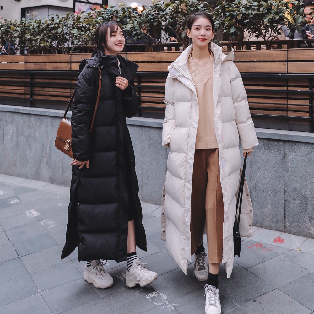 women' Down cotton-padded jacket retro lazy style bread parkas Winter thicken greatcoat long ankle pure color outerwear coats side split leisure padded garment XS-XL, White
women' Down cotton-padded jacket retro lazy style bread parkas Winter thicken greatcoat long ankle pure color outerwear coats side split leisure padded garment XS-XL, White