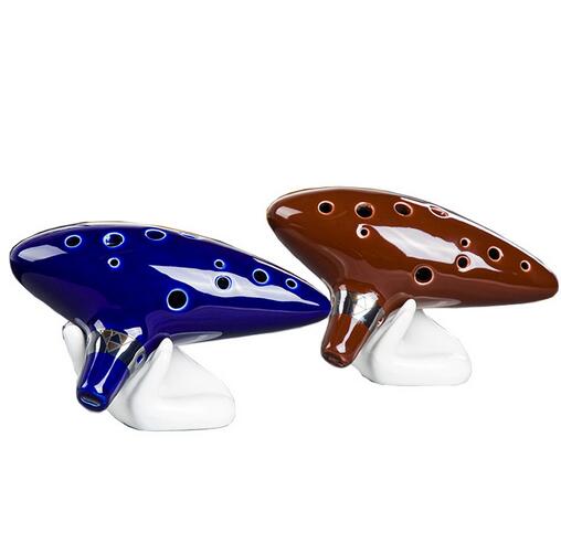 Whole Musical Instruments Legend of Zelda Ceramic 12 Holes Ocarina Flute Highquality in Stock180a1275801