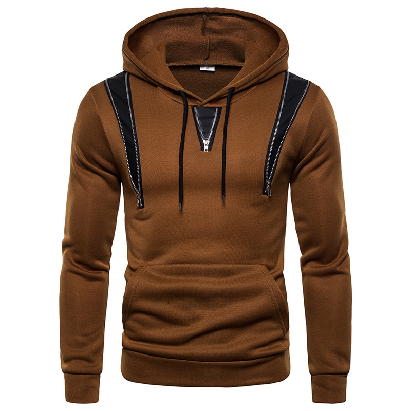 KIMSERE Mens Fahsion Pullover Sweatshirts Hi Street Hoodies With Hood Leather Patchwork Multi Zipper Hoody For Man -XXXL, Black
KIMSERE Mens Fahsion Pullover Sweatshirts Hi Street Hoodies With Hood Leather Patchwork Multi Zipper Hoody For Man -XXXL, Black