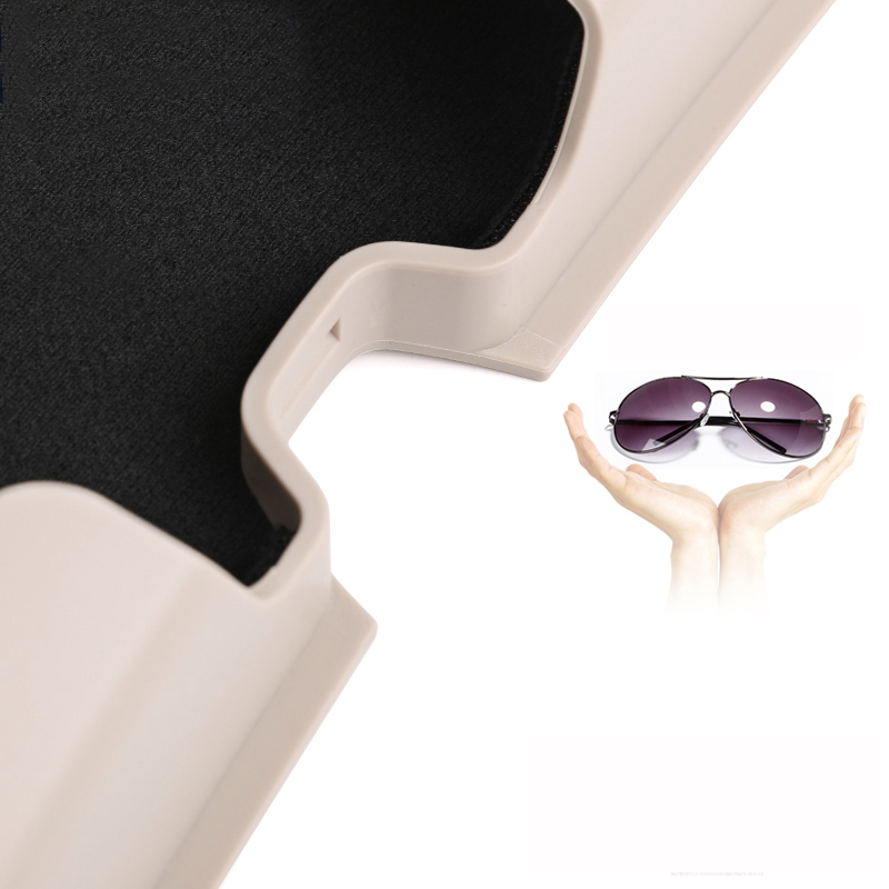 Car styling Sunglasses storage Box Organizer Eye Glasses Holder Box Case For BMW X5 X6 E70 E71 F15 F16 Auto Accessories