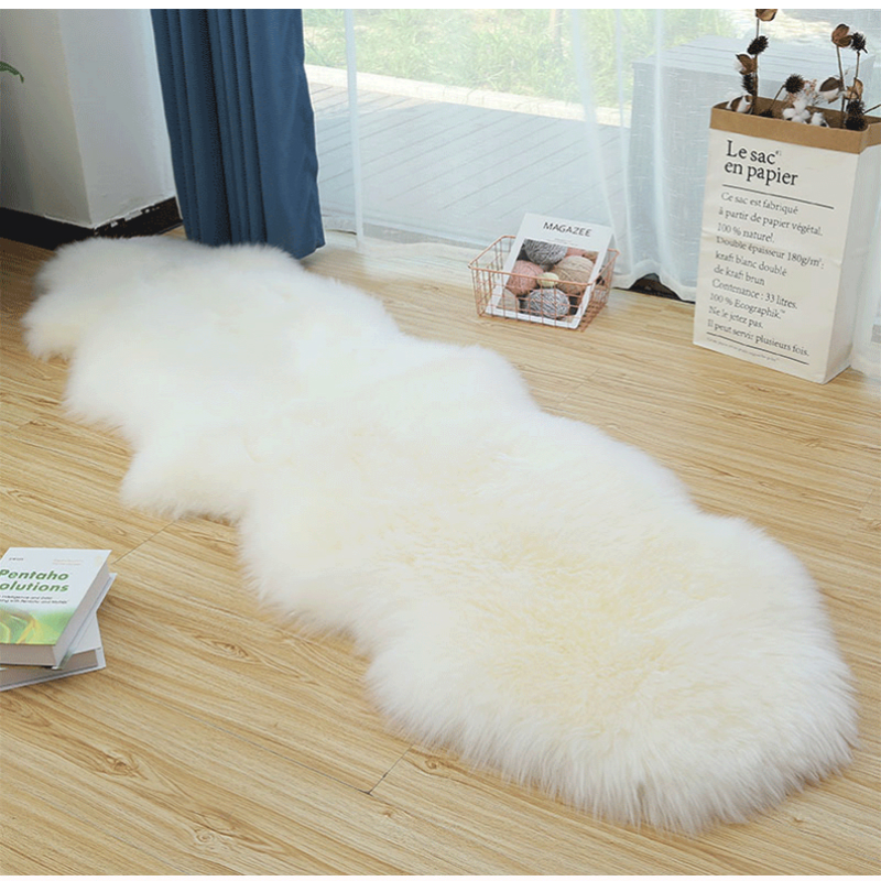real sheepskin rug pure wool carpet bedroom living room soft fur carpet white warm fluffy rug chair parlor floor mat customized
real sheepskin rug pure wool carpet bedroom living room soft fur carpet white warm fluffy rug chair parlor floor mat customized