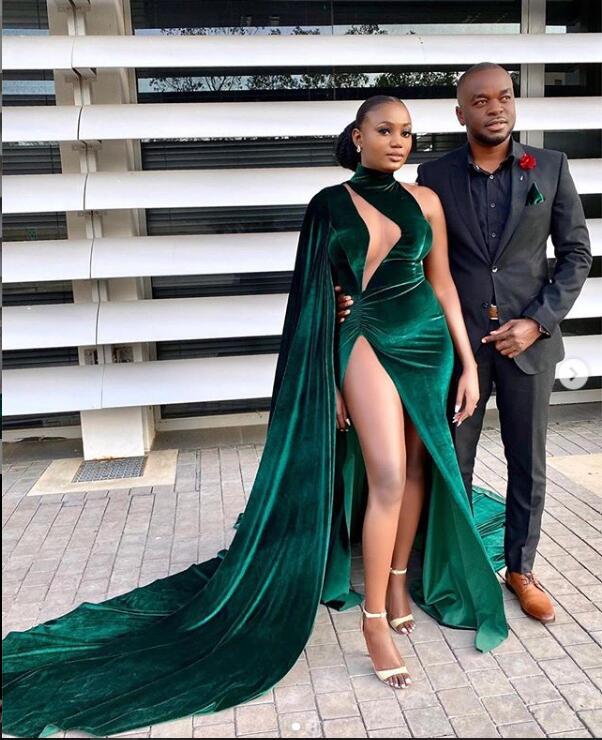 2020 Celebrity Dresses green Mermaid Split Side Evening prom Dresses High Neck Shawl Red carpet Formal Dress, Black
2020 Celebrity Dresses green Mermaid Split Side Evening prom Dresses High Neck Shawl Red carpet Formal Dress, Black