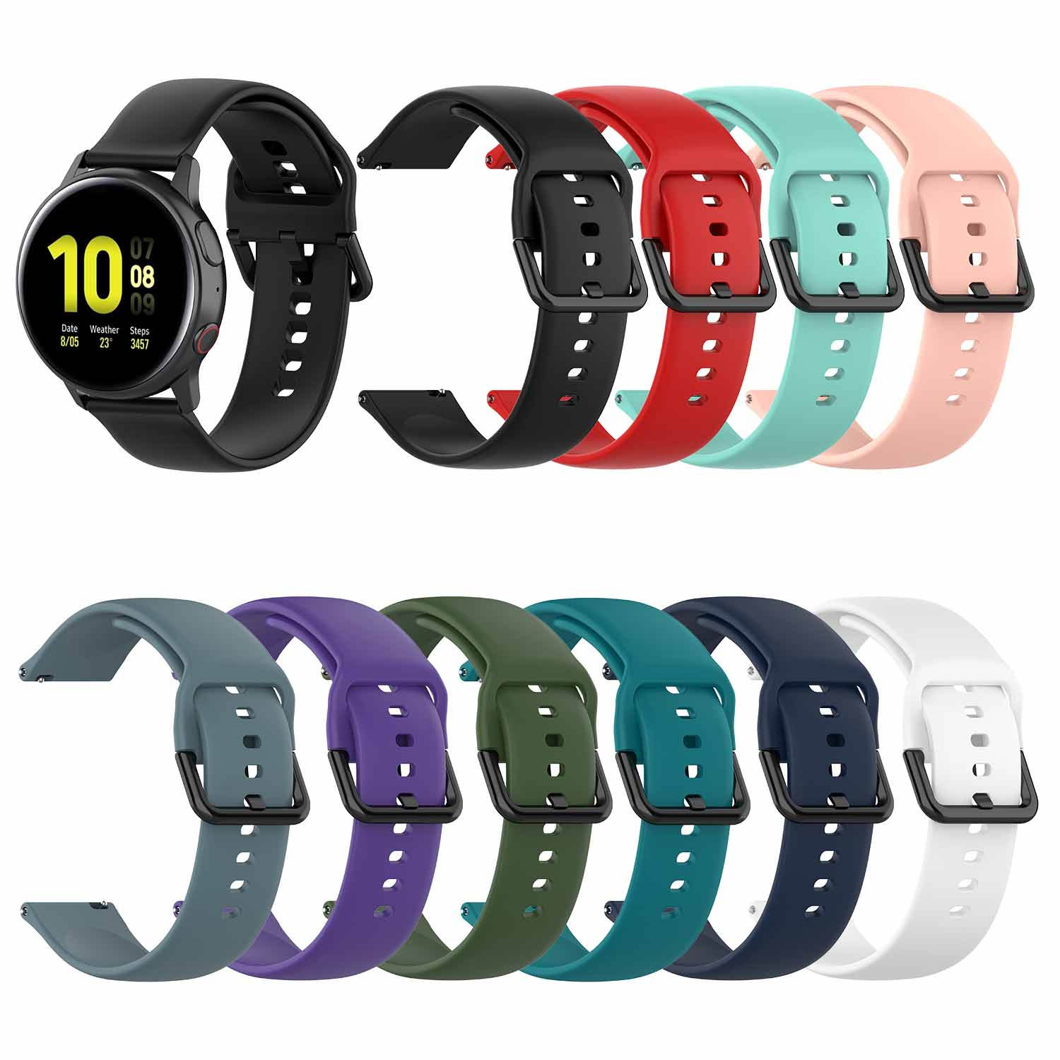 L 20mm Watchband Compatible With Samsung Galaxy Watch Active/Active 2/Gear 2 Classic Smartwatch Women Fashion Watch Bracelet For Ticwatch 2
L 20mm Watchband Compatible With Samsung Galaxy Watch Active/Active 2/Gear 2 Classic Smartwatch Women Fashion Watch Bracelet For Ticwatch 2