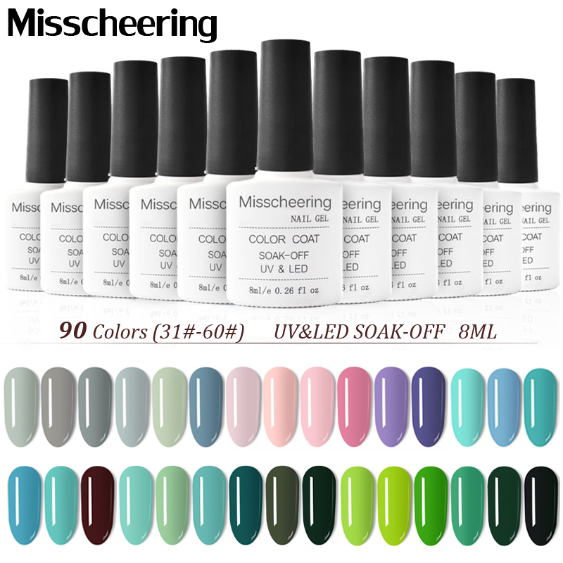 90Colors Nail Art Design Manicure 8ML Soak Off Enamel Gel Polish UV Gel Nail Polish Lacquer Varnish Top Coat Solid Color 31#-60#, Base coat
90Colors Nail Art Design Manicure 8ML Soak Off Enamel Gel Polish UV Gel Nail Polish Lacquer Varnish Top Coat Solid Color 31#-60#, Base coat