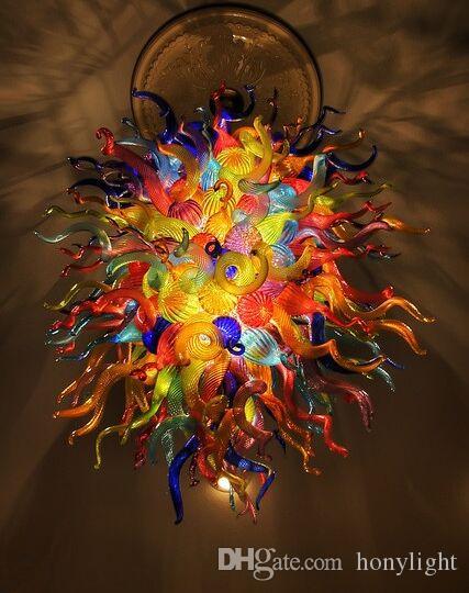 Modern Crystal Chandelier Colorful Hand Made Blown Glass Chandelier Style Murano Glass Ceiling Chandelier Lighting Foyer Dome Light
Modern Crystal Chandelier Colorful Hand Made Blown Glass Chandelier Style Murano Glass Ceiling Chandelier Lighting Foyer Dome Light