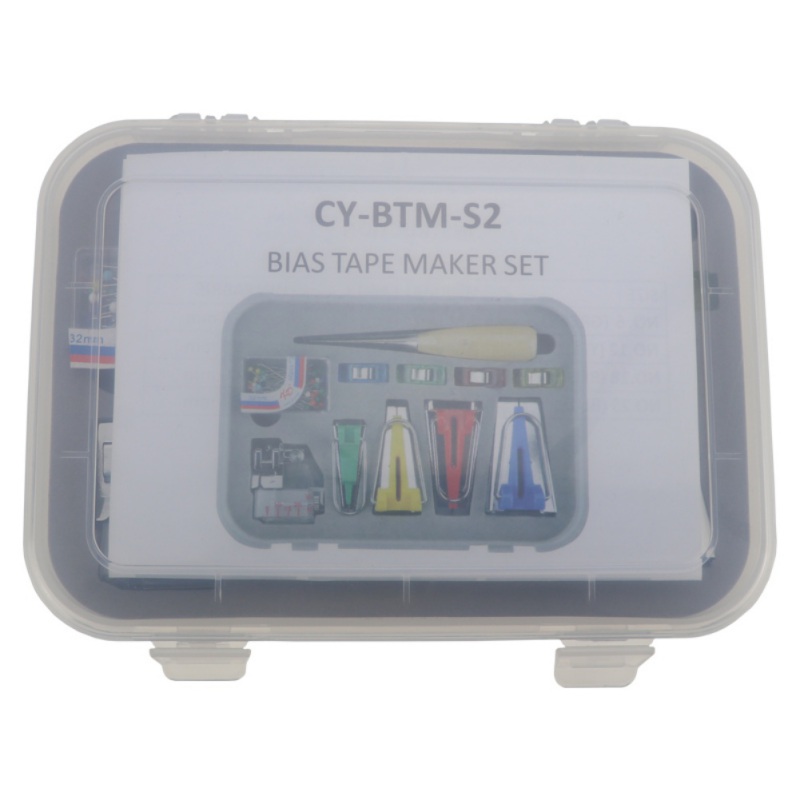 Machine Tools Binding Sew Multifunction Sewing Bias Tape Maker Set DIY Patchwork Quilting Tool Presser Sewing accessories11