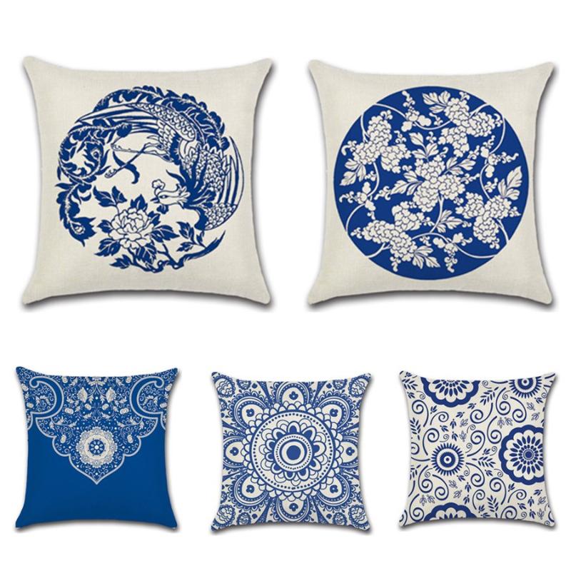 2 PCs New Style National Style Phoenix Chinese Blue and White Porcelain Life Flower Linen Pillow Case Cushion Cover, 05
2 PCs New Style National Style Phoenix Chinese Blue and White Porcelain Life Flower Linen Pillow Case Cushion Cover, 05