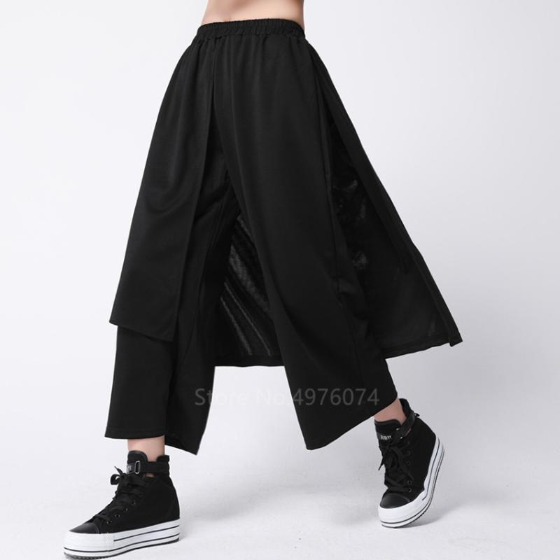 Women Japanese Style Kimono Haori Loose Harajuku Pants Black Fashion Leisure Trousers Cool Hip Hop Streetwear Samurai Costume
Women Japanese Style Kimono Haori Loose Harajuku Pants Black Fashion Leisure Trousers Cool Hip Hop Streetwear Samurai Costume