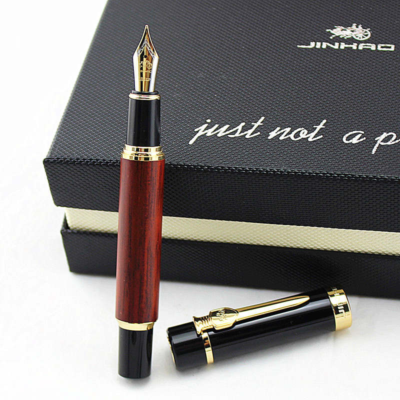 JinHao 650 or 8802 Wood Fountain Pen 0.5MM Nib High Quality Ink Pen for Writing Stationery School Office Supplies canetas, Red
JinHao 650 or 8802 Wood Fountain Pen 0.5MM Nib High Quality Ink Pen for Writing Stationery School Office Supplies canetas, Red