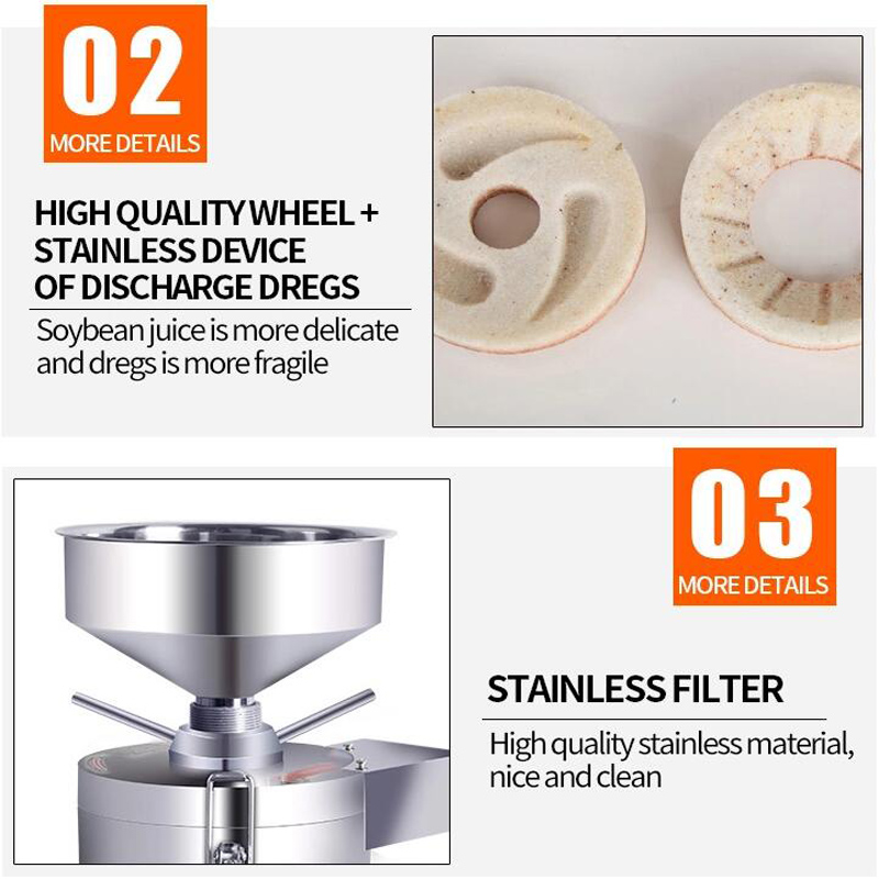 100 type High quality soy milk machine for breakfast restaurant canteen hotel automatic separation soybean dregs commercial soy milk machine