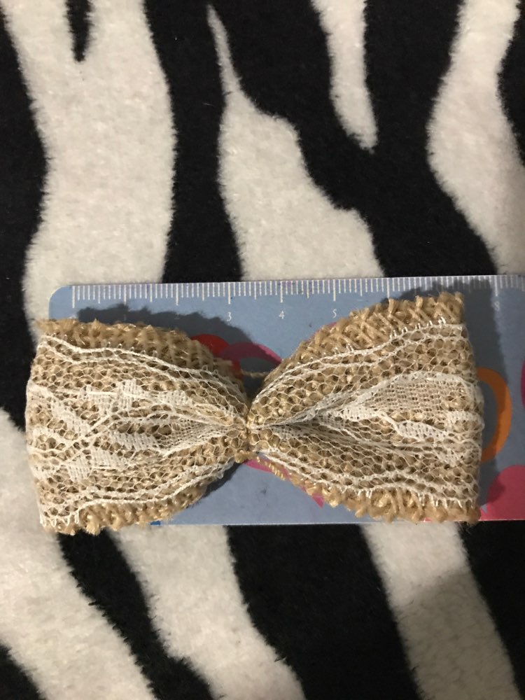 10pcs Vintage Natural Jute Burlap hessian bows lace ribbon Wedding Decoration rustic mariage jute burlap ribbon bow knot
