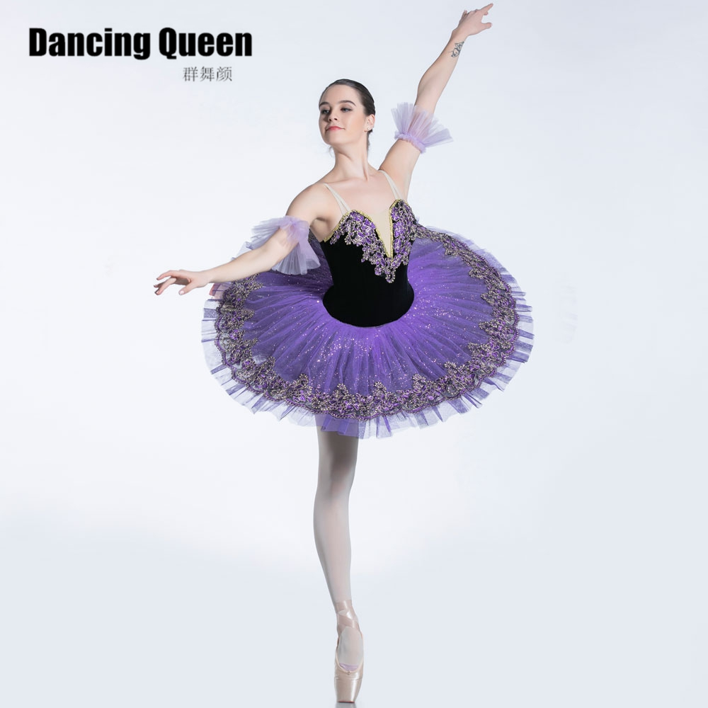 Bll0087 Elegant Purple ballet tutu women girls Ballet dresses for ballerina Pancake platter tutus professional costumes, As pic
Bll0087 Elegant Purple ballet tutu women girls Ballet dresses for ballerina Pancake platter tutus professional costumes, As pic