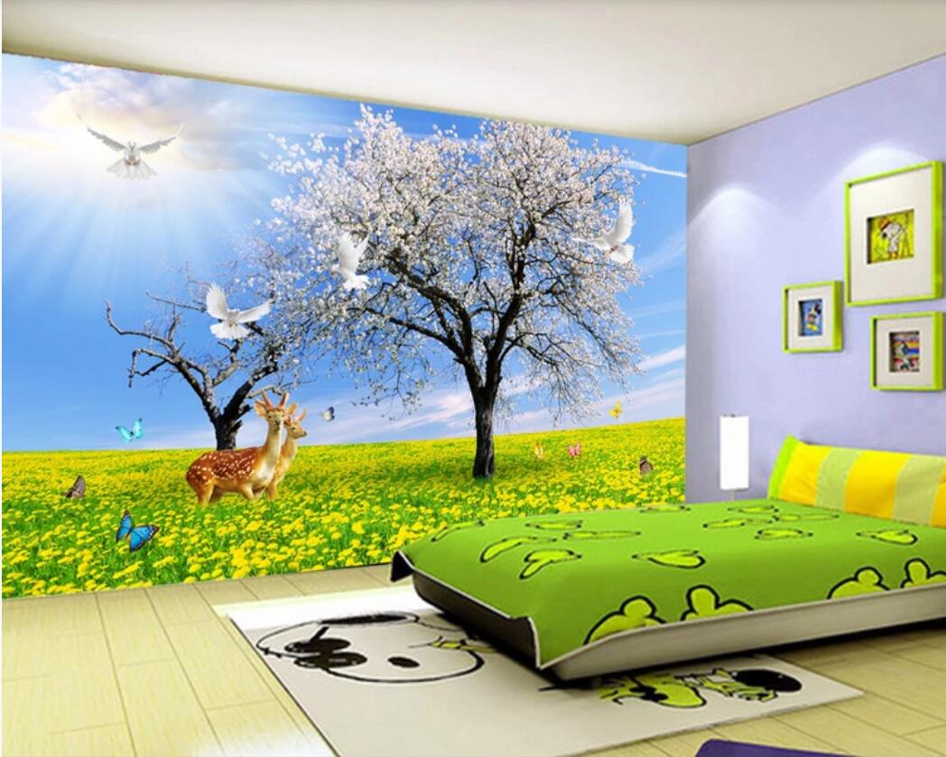 3d room wallpaper custom photo mural Magnolia flower sika deer background wall under the sun wallpaper for walls 3 d, Non-woven fabric
3d room wallpaper custom photo mural Magnolia flower sika deer background wall under the sun wallpaper for walls 3 d, Non-woven fabric