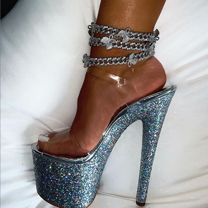 rose silver color cz cuban leg chain anklet fashion women bling iced out link pink butterfly anklet jewelry