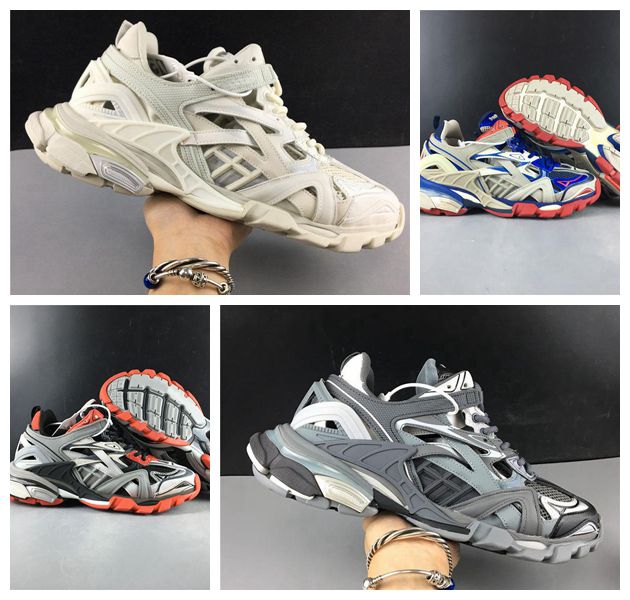 2019 new Autumn and winter running shoes Paris fashion Triple S 4.0 TRACK.2 Trainer women men shoes Gray Black and white designer size 36-45
2019 new Autumn and winter running shoes Paris fashion Triple S 4.0 TRACK.2 Trainer women men shoes Gray Black and white designer size 36-45
