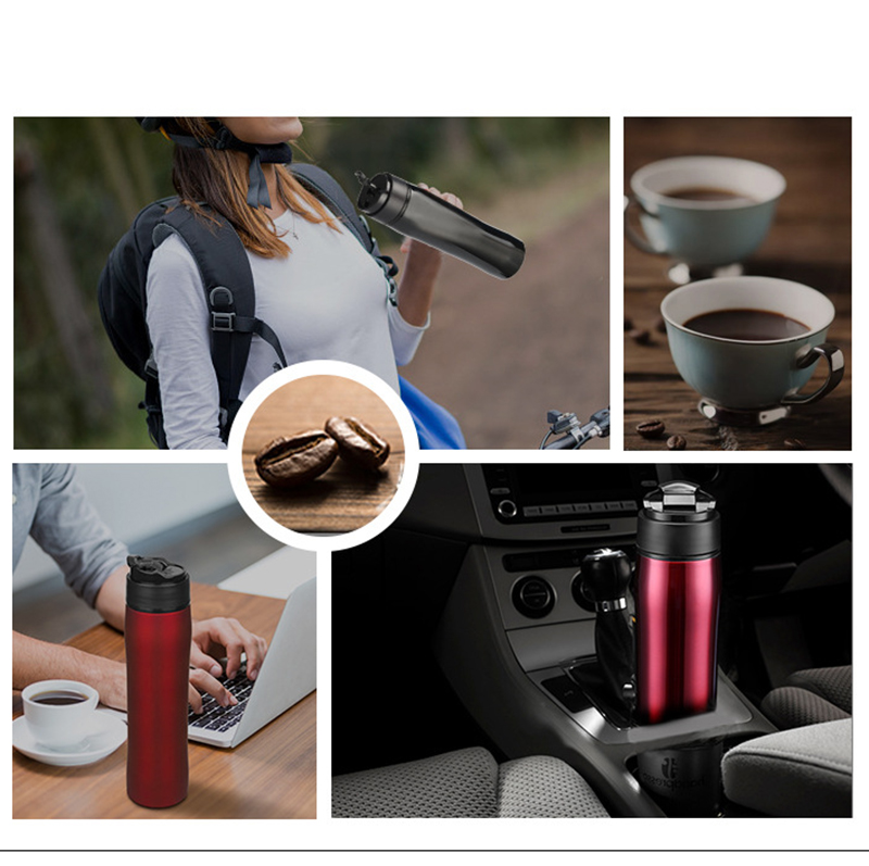 Portable Cafe Maker Pressure Espresso Maker Cup Manually Handheld Mini Coffee Machine For Camping Hiking Outdoor Tableware hot