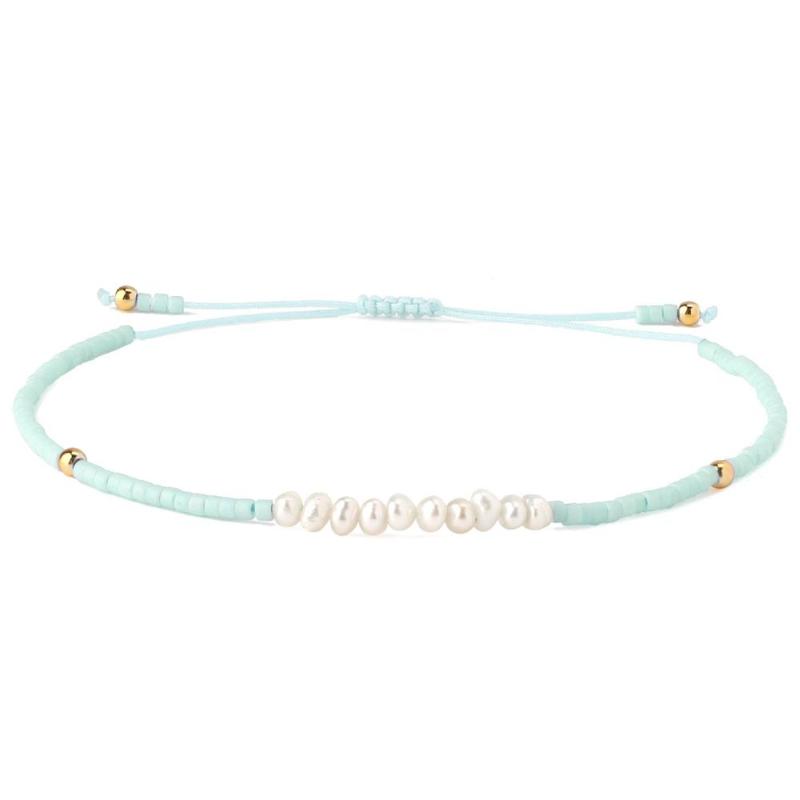 KELITCH Light Green Miyuki Beaded Bracelets Woven Braided Seashell Pearls Charm Bangle Cuff Adjustable
KELITCH Light Green Miyuki Beaded Bracelets Woven Braided Seashell Pearls Charm Bangle Cuff Adjustable