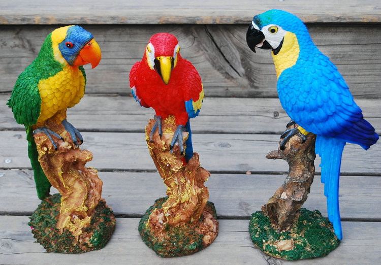 Resin parrot stum Garden Decoration Simulation Parrot Fairy Garden Miniature Sculpture Crafts Outdoor Animal Decoration Wedding prop Gift
Resin parrot stum Garden Decoration Simulation Parrot Fairy Garden Miniature Sculpture Crafts Outdoor Animal Decoration Wedding prop Gift
