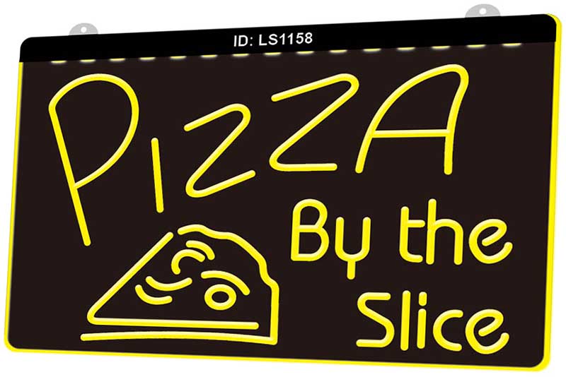 LS1158 Open Pizza By The Slice Cafe Shop New 3D Engraving LED Light Sign Customize on Demand Multiple Color
LS1158 Open Pizza By The Slice Cafe Shop New 3D Engraving LED Light Sign Customize on Demand Multiple Color