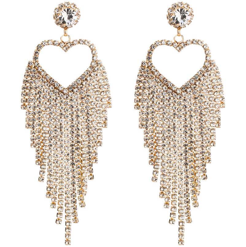 Exaggerated big love acrylic diamond Tassel Earrings female European and American claw chain earrings super fairy Earrings
Exaggerated big love acrylic diamond Tassel Earrings female European and American claw chain earrings super fairy Earrings