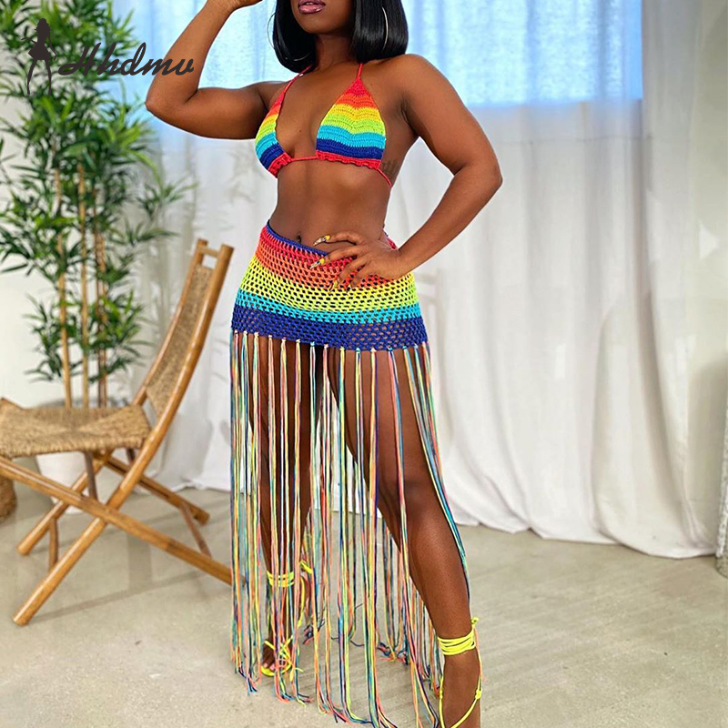 2020 Hot Backless Hollow Out Indie Folk Beach Network Set Outspoken Young High Waist Maxi Skirts Tassel Women 2 Piece Set, Multi
2020 Hot Backless Hollow Out Indie Folk Beach Network Set Outspoken Young High Waist Maxi Skirts Tassel Women 2 Piece Set, Multi