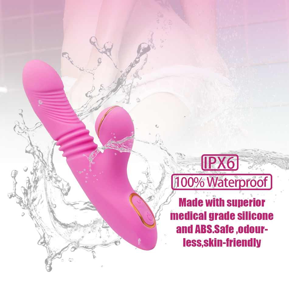 Telescopic Dildo Clit Sucker Vibrators G spot Phalos Female Clitoris Stimulator Vagina Vibrator Adults Sex Toys For Woman Y191022