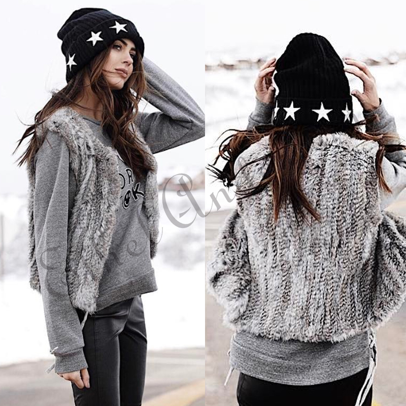 ETHEL ANDERSON Womens Hand Knitted Real Fur Vest O Neck Short Slim Gilet Waistcoat Spring Autumn Winter Jacket, Black
ETHEL ANDERSON Womens Hand Knitted Real Fur Vest O Neck Short Slim Gilet Waistcoat Spring Autumn Winter Jacket, Black