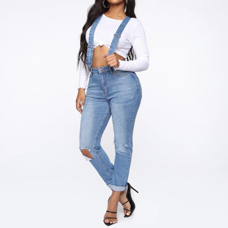 Fashion Denim Jumpsuit Women Spring Casual Rompers Overalls Playsuit Vintage Jeans Female Denim Dungarees D35, Blue
Fashion Denim Jumpsuit Women Spring Casual Rompers Overalls Playsuit Vintage Jeans Female Denim Dungarees D35, Blue