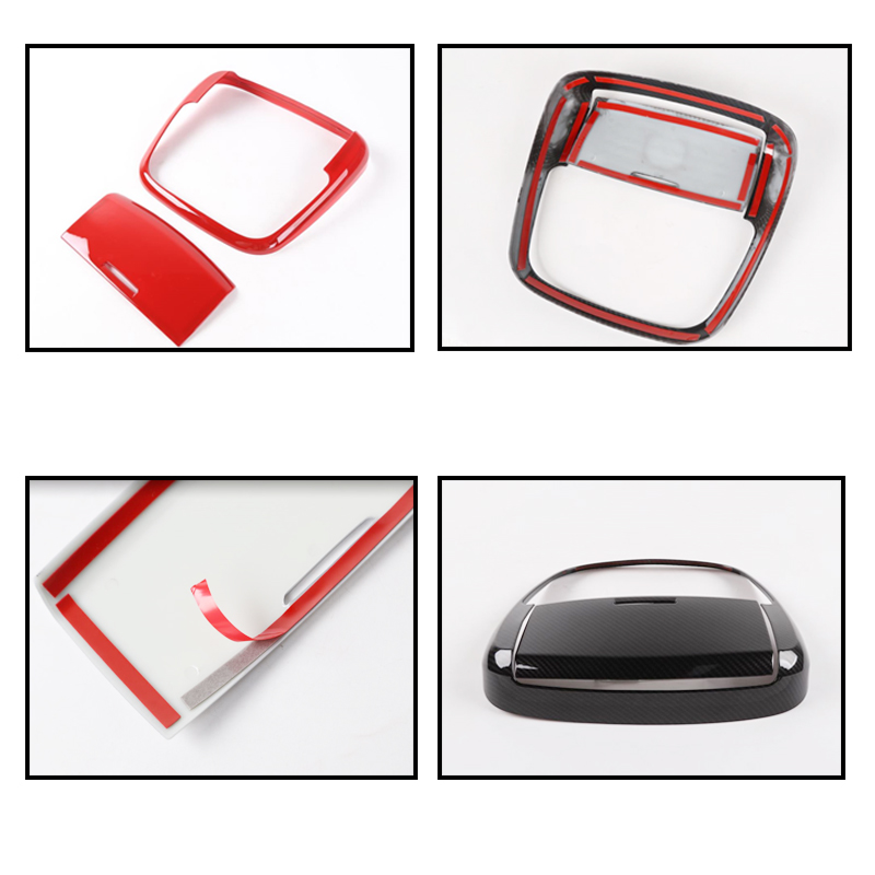 ABS Car Front Reading Light Lamp Cover Trim Decoration For Jeep Grand Cherokee 2011+ Auto Exterior Accessories