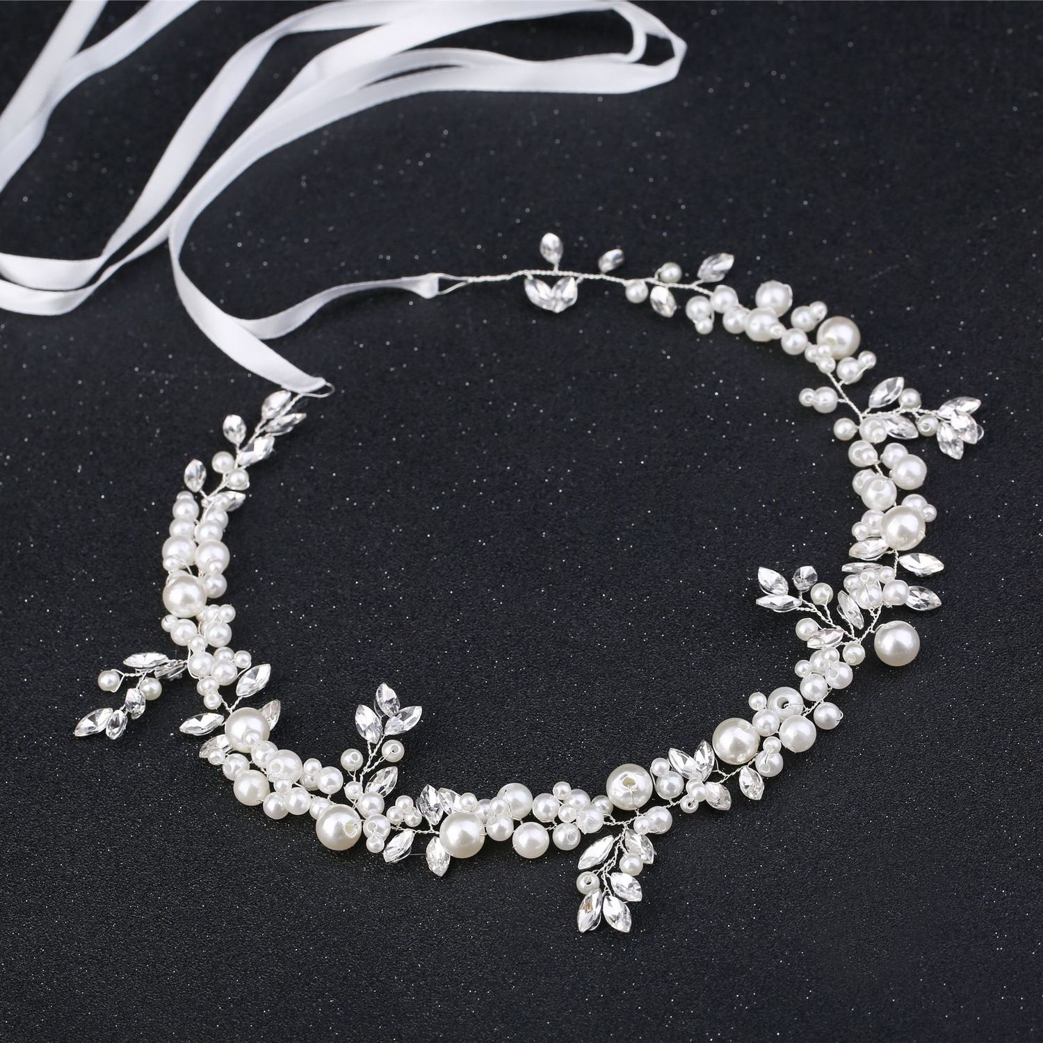 Ornaments Bride Girl Full Dress Manual Pearl Diamond Full Dress Accessories Headwear
Ornaments Bride Girl Full Dress Manual Pearl Diamond Full Dress Accessories Headwear