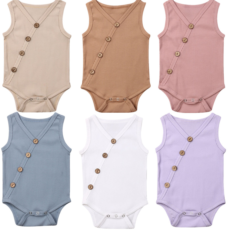 Summer Newborn Toddler Boy Girl Solid Jumpsuit Cotton Romper Sleeveless Button Outfit, Blue
Summer Newborn Toddler Boy Girl Solid Jumpsuit Cotton Romper Sleeveless Button Outfit, Blue