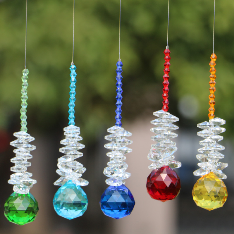 5PCS 30mm Chandelier Crystals Ball Prism Pendant Rainbow Maker Chakra Cascade Suncatcher Home Wedding decoration WQM140
5PCS 30mm Chandelier Crystals Ball Prism Pendant Rainbow Maker Chakra Cascade Suncatcher Home Wedding decoration WQM140