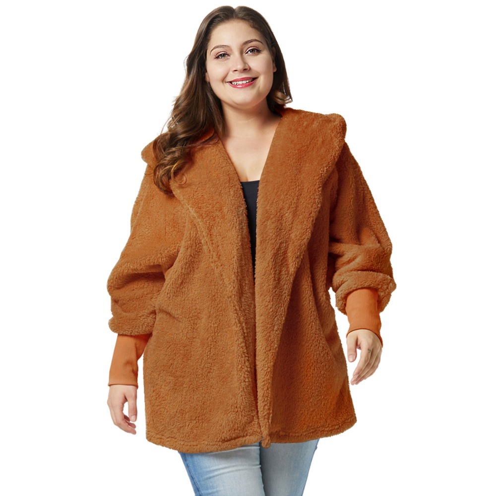 4XL Elegant Faux Fur Plus size Coats Women 2019 Winter Fashion Warm Big Size Wool Jacket Female Casual Plush Overcoat Outerwear, Gray
4XL Elegant Faux Fur Plus size Coats Women 2019 Winter Fashion Warm Big Size Wool Jacket Female Casual Plush Overcoat Outerwear, Gray