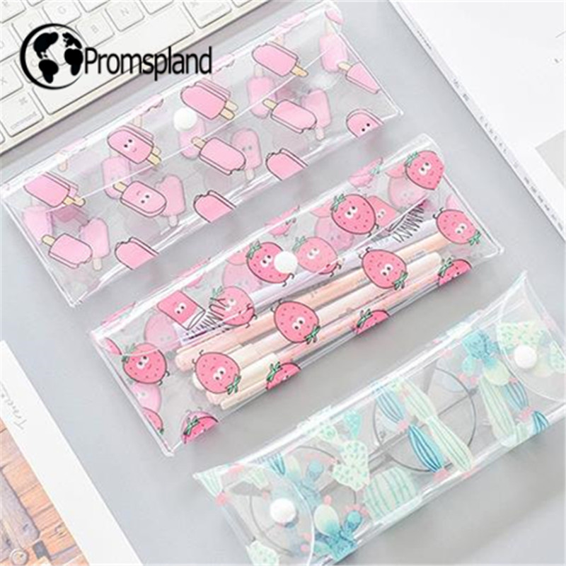 40pcs Transparent Pencase Lemon/Strawberry/ice cream/Watermelon/pineapple Pencil Case PVC Stationery School Supplies Gifts 21cm
40pcs Transparent Pencase Lemon/Strawberry/ice cream/Watermelon/pineapple Pencil Case PVC Stationery School Supplies Gifts 21cm