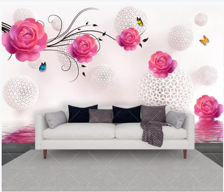 3d wallpaper custom photo Rose flower vine ball butterfly background living room home decor 3d wall murals wallpaper for walls 3 d, Non-woven wallpaper
3d wallpaper custom photo Rose flower vine ball butterfly background living room home decor 3d wall murals wallpaper for walls 3 d, Non-woven wallpaper