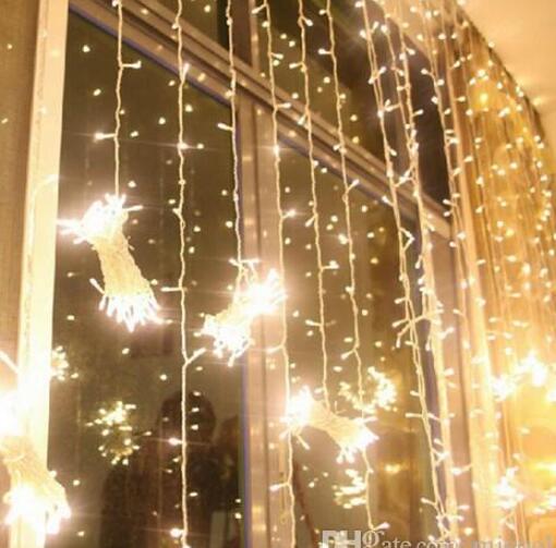 Wedding background light curtain lamp Christmas festival lamp 8MX2M/ 6MX2M 512/478LED Decorative lights