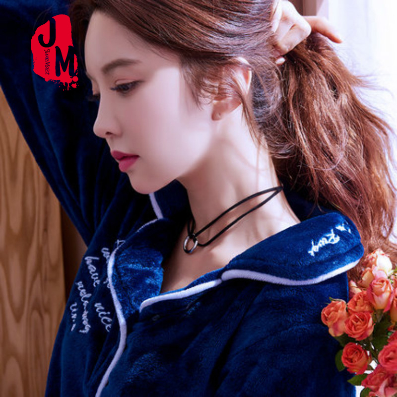 Sleepwear Women Winter Long Sleeve Pijamas Women Sexy Flannel Pajamas For Coral Fleece pyjamas Plus Size Print Warm, Ivory 
Sleepwear Women Winter Long Sleeve Pijamas Women Sexy Flannel Pajamas For Coral Fleece pyjamas Plus Size Print Warm, Ivory