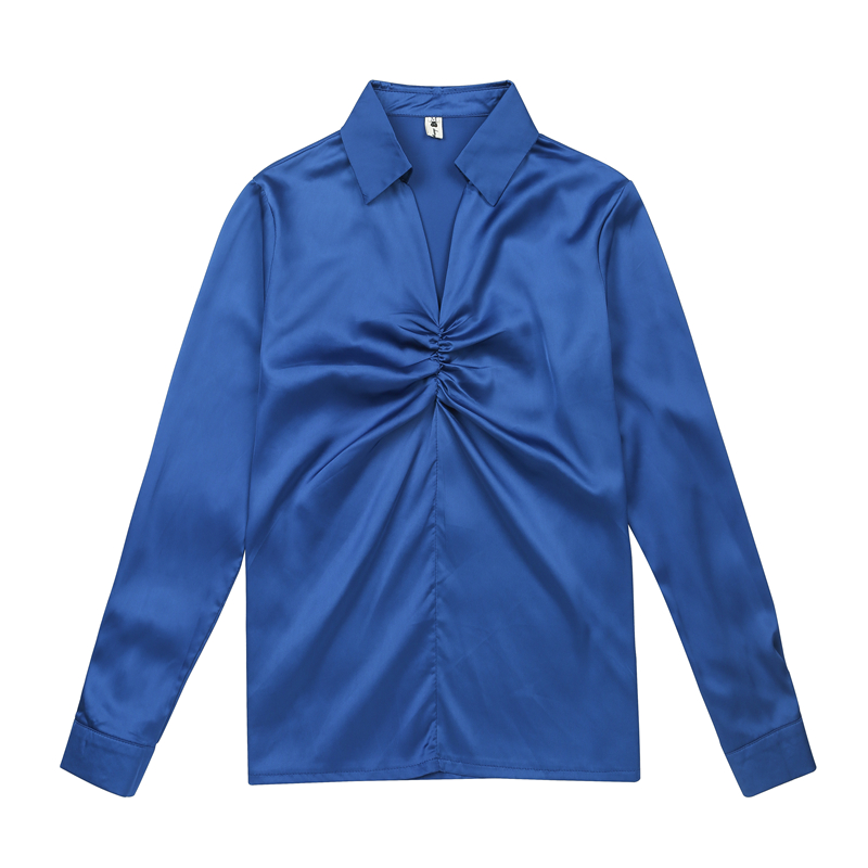 2020 Spring Women Summer Satin Korean Long Sleeve Women Tops And Blouses Slim V-Neck Shirts Blusas Roupa Feminina WB36, Black
2020 Spring Women Summer Satin Korean Long Sleeve Women Tops And Blouses Slim V-Neck Shirts Blusas Roupa Feminina WB36, Black