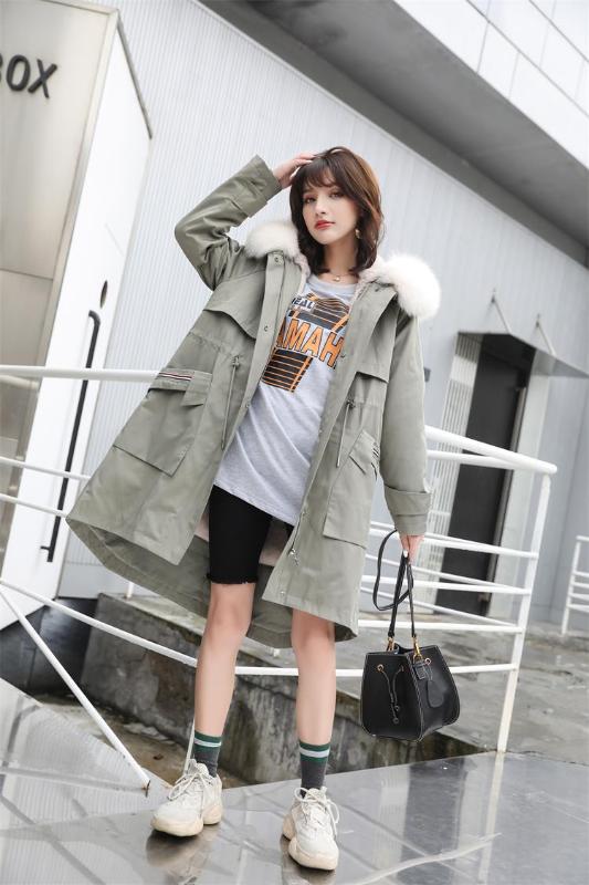 2019 New Fashion Rex Fur Lining with Fur Collar Parka High Quality Coat Coat From Natural, Army green
2019 New Fashion Rex Fur Lining with Fur Collar Parka High Quality Coat Coat From Natural, Army green