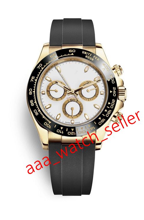 12 Styles Luxury watch 116518 116519 gold watchcase ceramic bezel No chronograph rubber strap mechanical automatic movement mens wristwatch, Black
12 Styles Luxury watch 116518 116519 gold watchcase ceramic bezel No chronograph rubber strap mechanical automatic movement mens wristwatch, Black