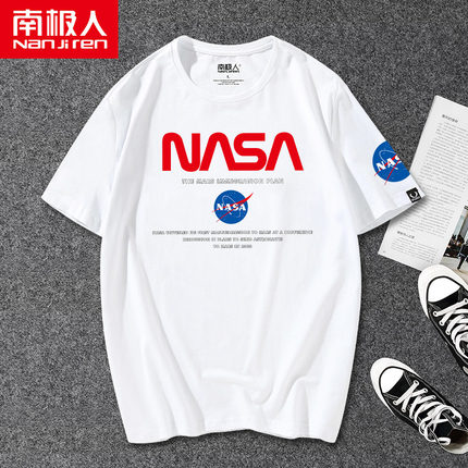 NASA Print T-shirt Mens New Summer Short Sleeve Cotton Men t shirt Casual Fitness Clothing Tops Tees, 1#
NASA Print T-shirt Mens New Summer Short Sleeve Cotton Men t shirt Casual Fitness Clothing Tops Tees, 1#