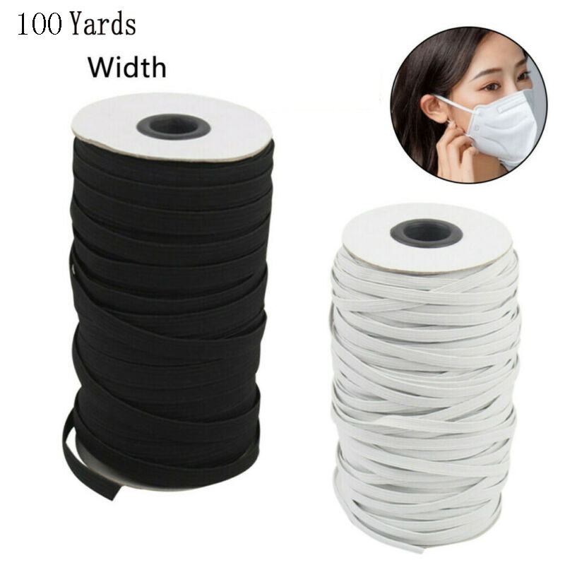 New 2020 100 Yards Length 6MM Width Braided Elastic Band Elastic Cord Heavy Stretch High Elasticity Knit for Sewing DIY Mask
New 2020 100 Yards Length 6MM Width Braided Elastic Band Elastic Cord Heavy Stretch High Elasticity Knit for Sewing DIY Mask