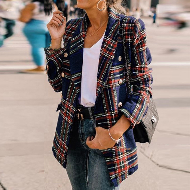 Fresh Style Spring/Autumn Female Casual Jacket Coat Hand-tassel Loose Coat Checkered Tweed Jacket Lapel Thick, Black
Fresh Style Spring/Autumn Female Casual Jacket Coat Hand-tassel Loose Coat Checkered Tweed Jacket Lapel Thick, Black