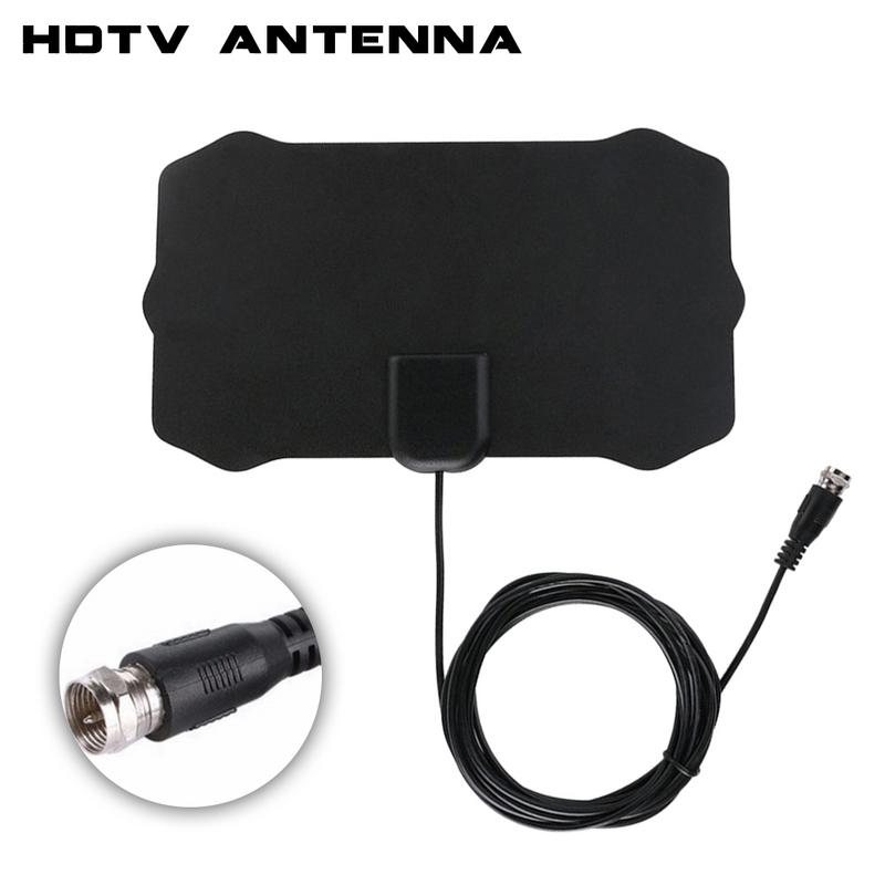 50 Miles 1080P Indoor Digital TV HDTV Antenna Radius Surf TV Fox Antennas Receiver Amplifier Mini DVB-T/T2 Aerial UHF VHF