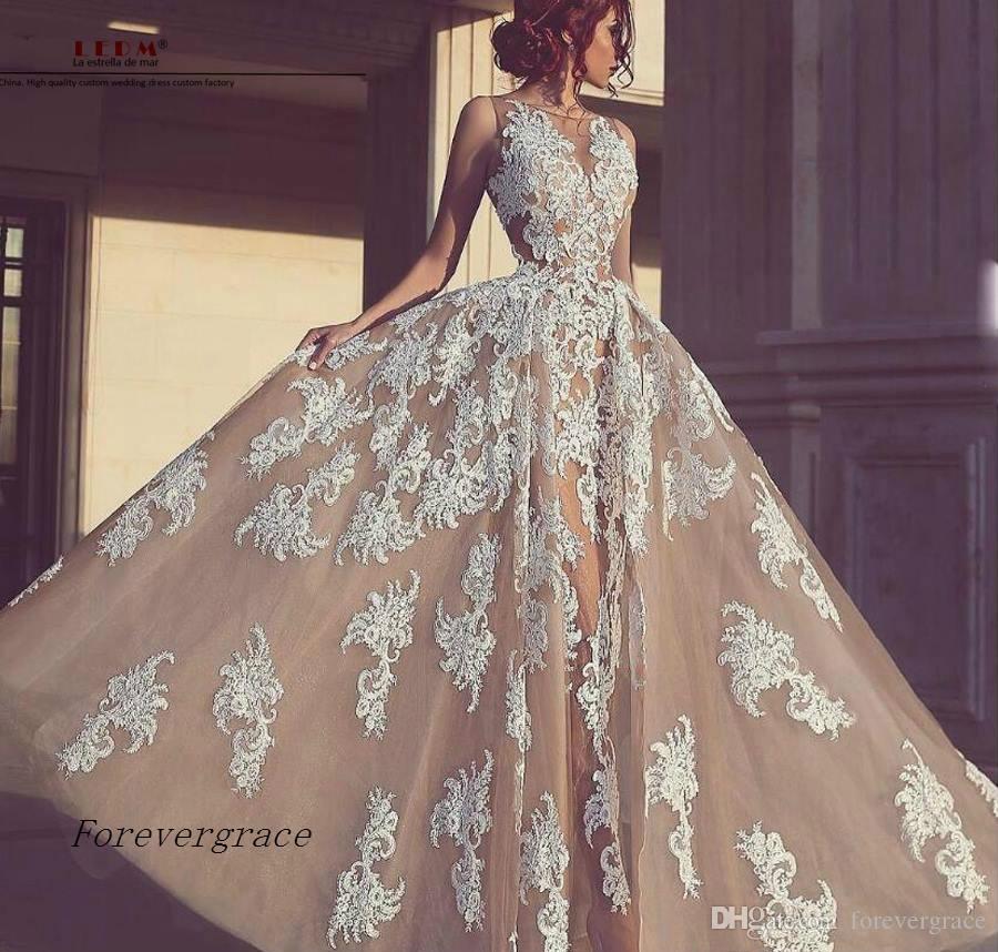 2019 Stunning Appliqued Wedding Dress Vintage A Line Arabic Dubai Sleeveless Reception Bridal Gown Custom Made Plus Size, Pink
2019 Stunning Appliqued Wedding Dress Vintage A Line Arabic Dubai Sleeveless Reception Bridal Gown Custom Made Plus Size, Pink