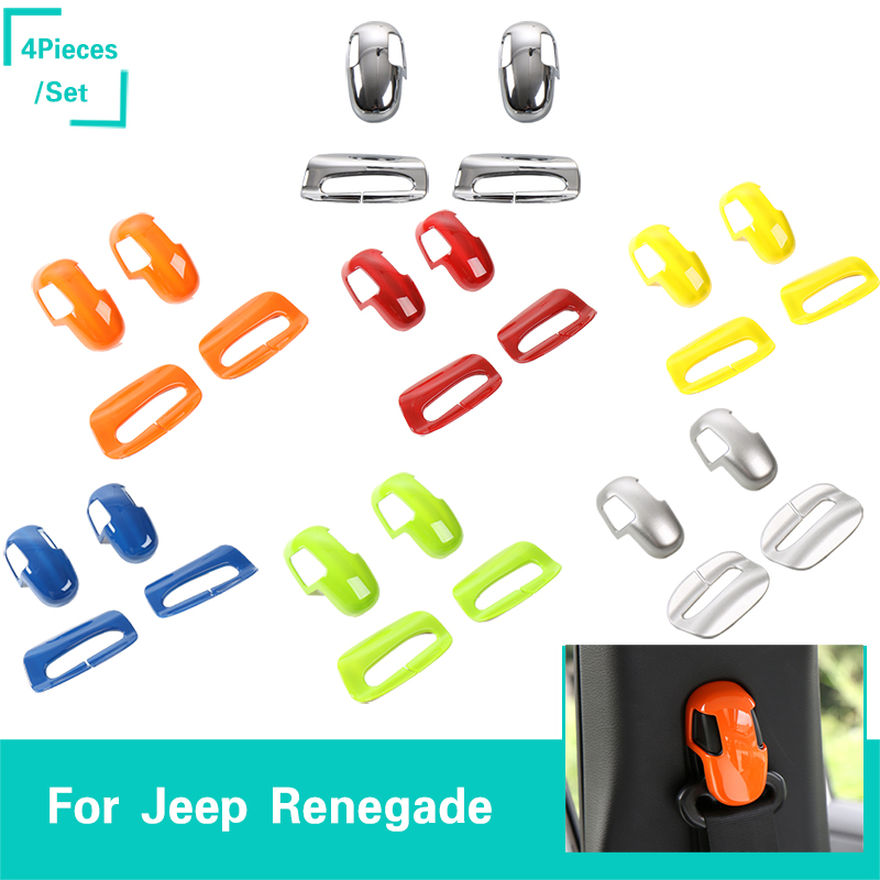 Safety Belt Adjust Decoration Cover Car Interior Accessories Liberty Belt Adjust Trim Fit For Jeep Renegade 2013-2015
Safety Belt Adjust Decoration Cover Car Interior Accessories Liberty Belt Adjust Trim Fit For Jeep Renegade 2013-2015